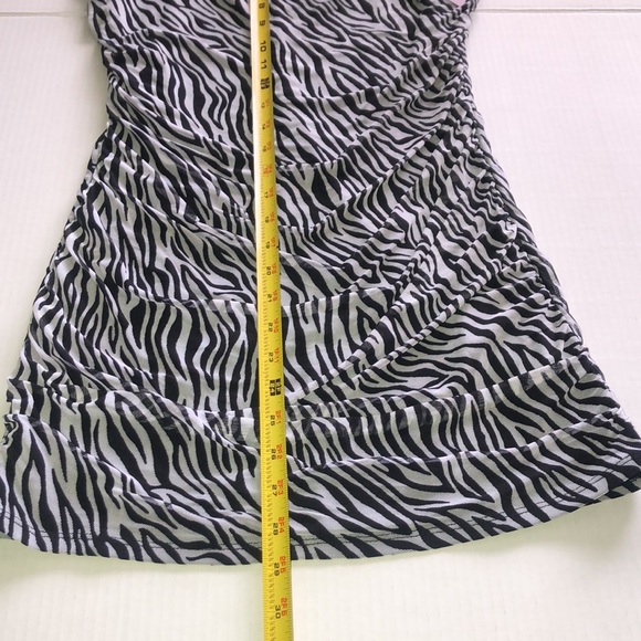 Wild Fable Zebra Print Fitted Dress nwt - Picture 14 of 16